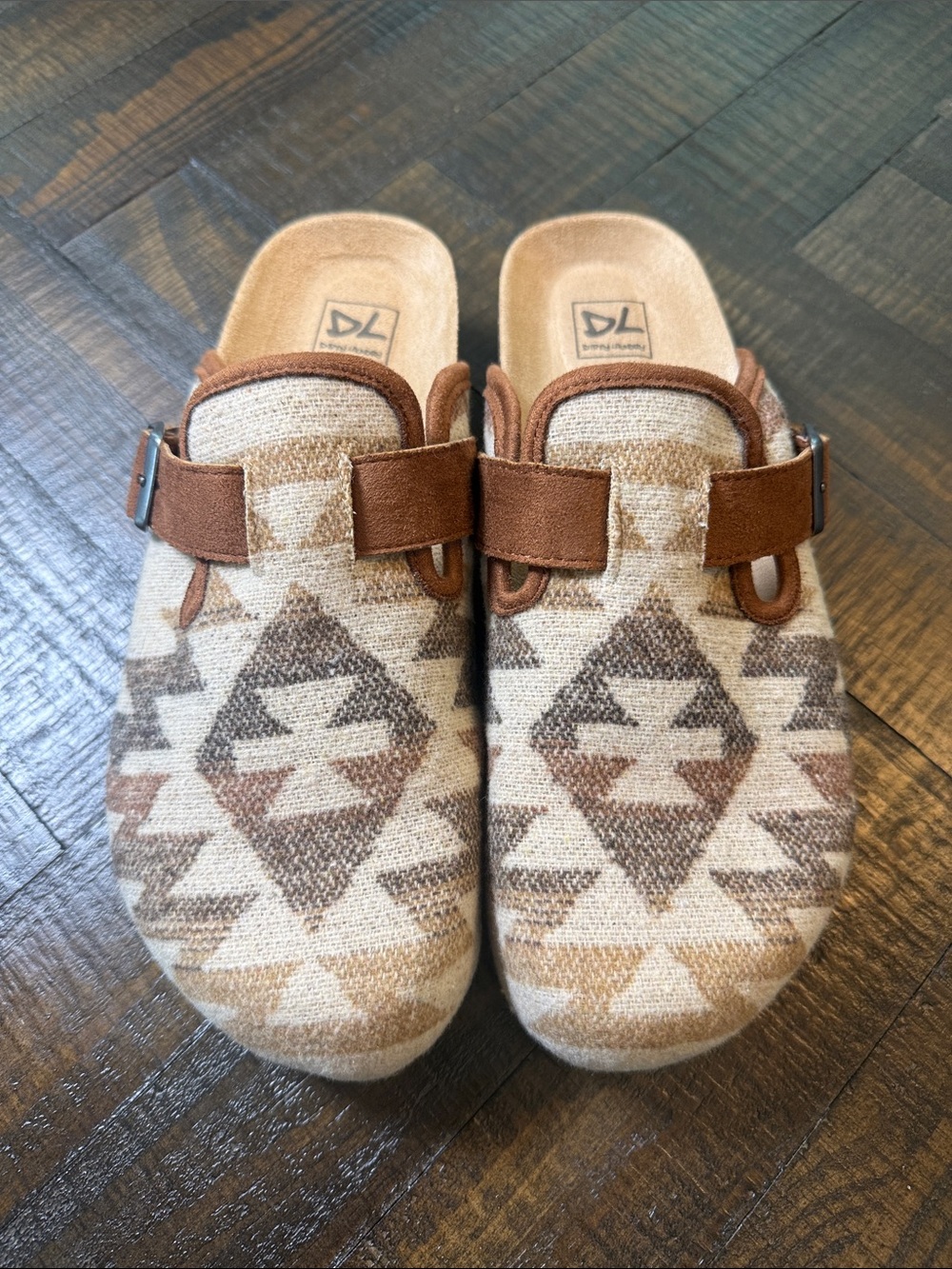 Dirty Laundry Mystify Boho Woven Clogs Mules Brown Women’s 9.5